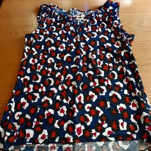 Just Be Free Sleeveless Printed Blouse